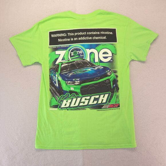 RCR Racing Short Sleeve Graphic Crew Neck T Shirt Mens Size Medium M Green - Picture 9 of 9